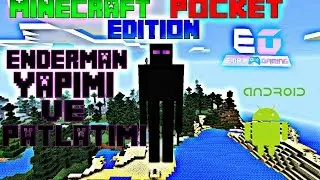 Minecraft PE-Enderman Yapımı ve Patlatımı