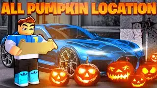 ALL Pumpkin Locations In Car Dealership Tycoon Halloween UPDATE!! (PART 1)