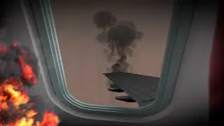 Inside a PLANE CRASH FPS Animation