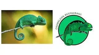 Illustrator Logo Design Tutorial | Chameleon Logo - I have done something different