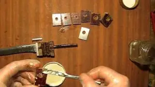 4 Ковка ножа из обоймы подшипника.Рукоять