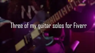 Three of my guitar solos for Fiverr | by Boris Balykov