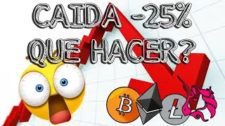 📉FUERTES CAIDAS EN CRIPTOS! Es el punto mas BAJO YA?😱QUE HACER?
