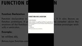 howtowritefunction(part-1) #functions #programming #clangauge #c #example #functiondeclaration #fyp