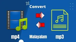 Convert mp4 into mp3 | Convert video files into audio files | Malayalam 