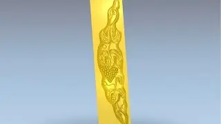 ArtCAM моделирование гроны винограда. ArtCAM  modeling grapes.