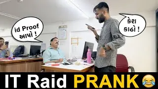 IT Raid પડી 😂😂😂 | RJ Mit Prank