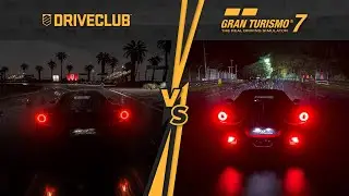 (PS5) Gameplay Comparison ❯ DriveClub 🆚 Gran Turismo 7 ❯ Heavy Rain & Night Race