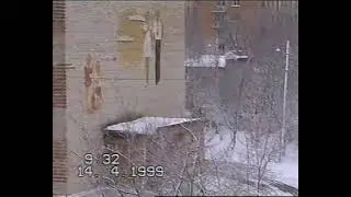 April 14, 1999. Lesozavodsk. Snow in Aprill