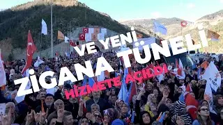 Ve yeni Zigana Tüneli açıldı