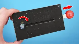 Making Among Us Ejected Screen, Out of Cardboard and Coca Cola Caps