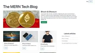 MERN Stack project - Build a blog with React, Express & MongoDB (part 2/3)