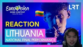 Silvester Belt - Luktelk | Lithuania 🇱🇹 | National Final Performance | Eurovision 2024 | REACTION