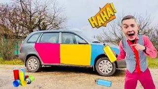 my Bright car for racing VS racer Mr. Joe VS magic paint