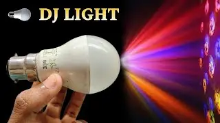 How to make DJ light at home using old led bulb | Decoration diwali light kaise banaye | Decoration
