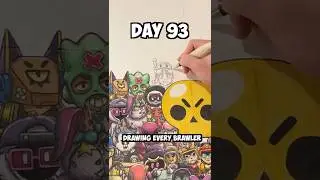 Day 93 Drawing EVERY Brawler - Alli🤯 