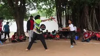 Practice match for WAR 2 | Stickman silambam | Sheild sword fight