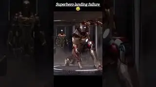 Superhero landing failure 😂 #shortsviral #viral