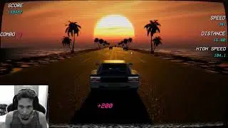 Retrowave Gameplay Record SCORE: 624501