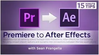 How to Send & Link Premiere & After Effects Projects (Adobe AE & Premiere tutorial) - Sean Frangella