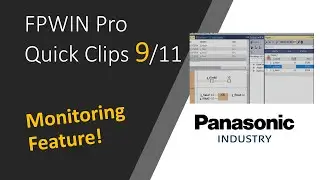 #9 FPWINPro7: Using the Monitoring Functionality