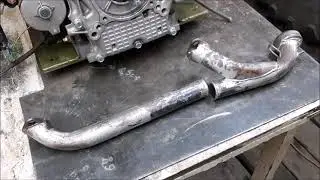 переделал выхлоп лифан 2V80F A 29 сил