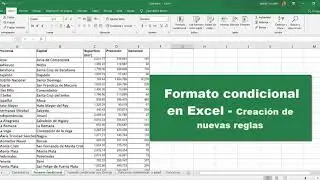 09 - Glezbim - Curso de Excel Avanzado - Formato condicional - Creación de nuevas reglas