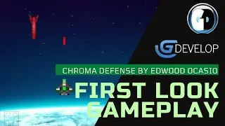 GDEVELOP FREE VISUAL Game Engine Examples: CHROMADEFENSE