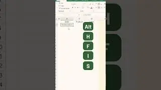 Interesting Excel Hacks || You Should Must Know #spreadsheets #fridaylearning  #shortvideo