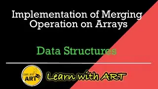 Merging of Arrays | Array merging implementation in C | Append arrays | Array operation
