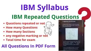 Important Coding Questions || IBM Important Questions || On 17-March-2022