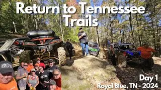 Return to Tennessee Off Road Trails- Ride Royal Blue, Day 1 - Morning Ride