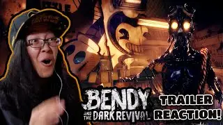 BENDY IS BACK BABY!! | Bendy and The Dark Revival TRAILER REACTION