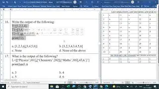 PYTHON LIST MCQ || CBSE TERM 1 QP || 11 CS_IP || 12 CS REVISION TOUR