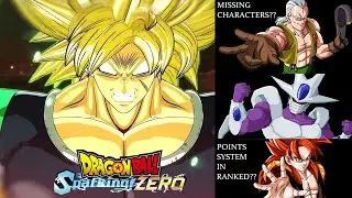 Dragon Ball Sparking Zero - Where Are The Film and GT Characters? - Will Online Play Be A Mess?