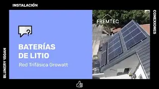 Te muestro este sistema solar trifásico Growatt con batería de litio Blunery: View y consejos.