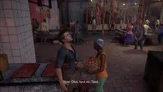 Uncharted 4 - Funny apple glitch