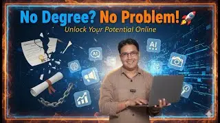 “Stop Chasing Degrees – Start Earning!”  #DigitalSkills #OnlineLearning #SelfMade
