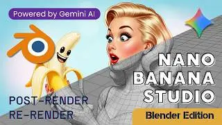 Nano Banana Studio for Blender: AI engine preserves composition during rendering