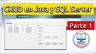 CRUD in Java and SQL Server Part 1