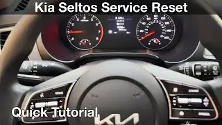 2023 Kia Seltos How to reset oil life / service maintenance reminder