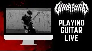 jamming metal music!