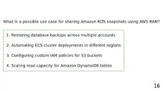 AWS Resource Access Manager - Quiz