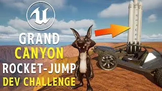 Game Dev Builds a Rocket Car to Jump the Grand Canyon in Unreal Engine UE 5.1