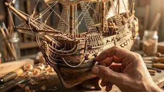 Man Builds Real-Life SHIPS at Scale to the Last Detail | Hyperrealistic Replicas by 