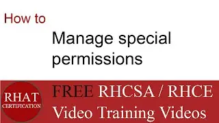 Managing special permissions