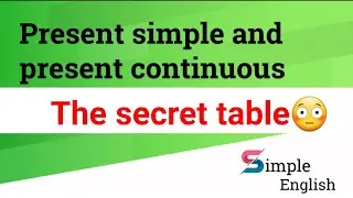 РАЗНИЦА МЕЖДУ PRESENT SIMPLE И PRESENT CONTINUOUS