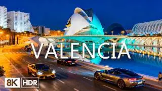 Valencia Spain 8K 🇪🇸 Futuristic City of Arts, Dazzling Mediterranean Coast & Luxury European Charm