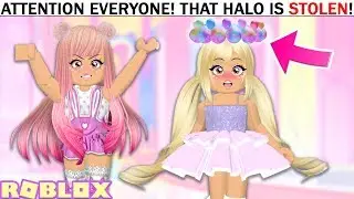 She STOLE The BRAND NEW HALO So I Taught Her A Lesson She Won't Forget... Roblox Royale High Update