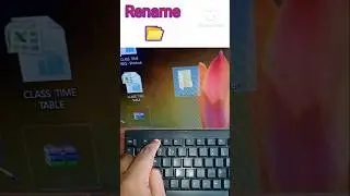 Rename folder or file | Shortcut key to rename file or folder | Folder or file rename shortcuts